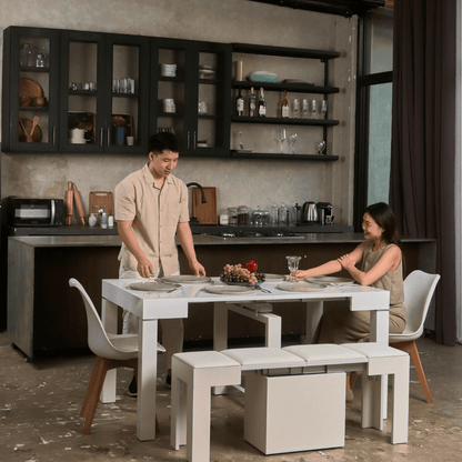 Colosso Mini | Expandable 6 Seater Dining Table