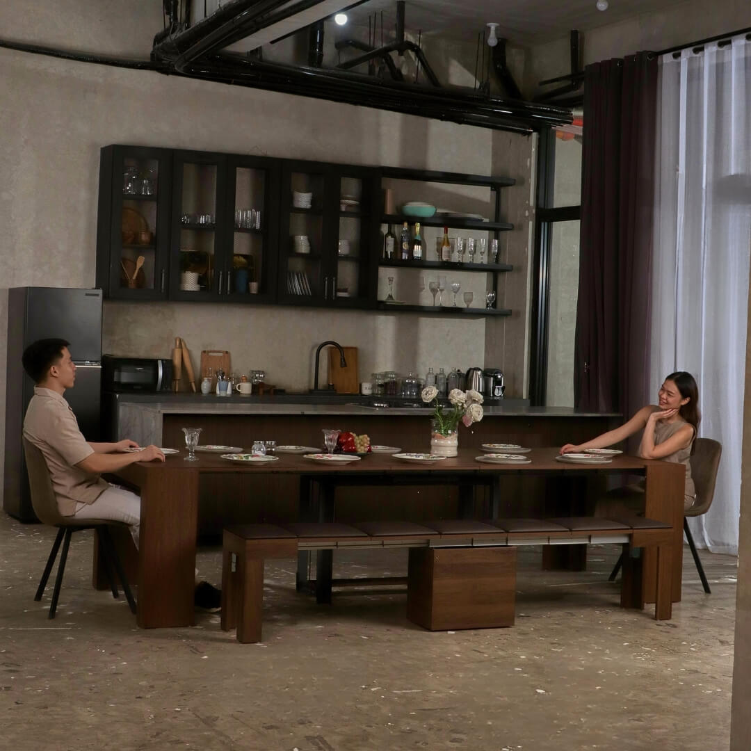 Forte | Expandable 14 Seater Dining Table